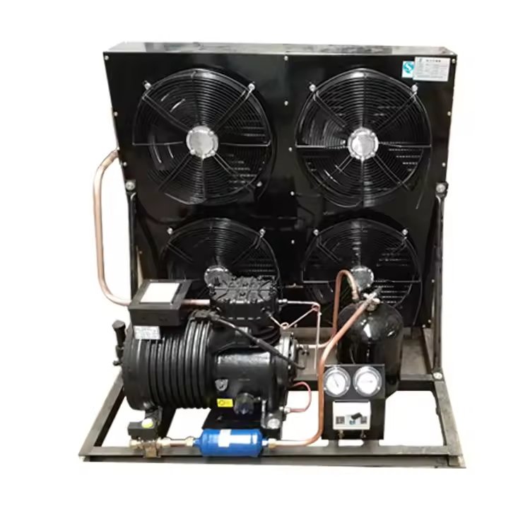 Refrigeration Semi-hermetic Compressor Condensing Unit Air Cooler Freezing Unit for Chiller Freezer Cold Room