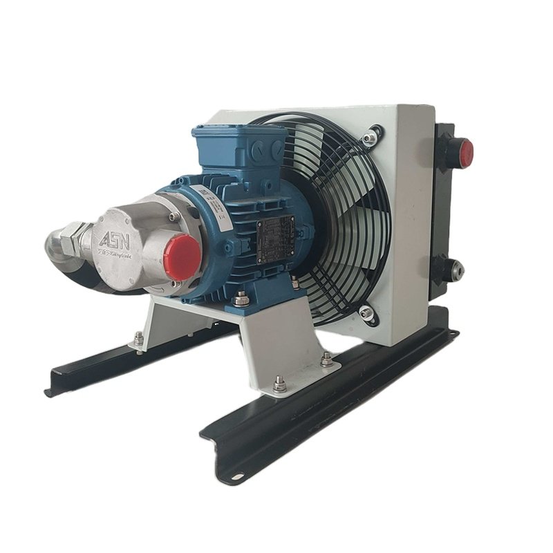 230/380v Hydraulic Oil Cooler With Fan for Mixer Concrete Pump 6000btu 3000btu Self Circulation for Excavator