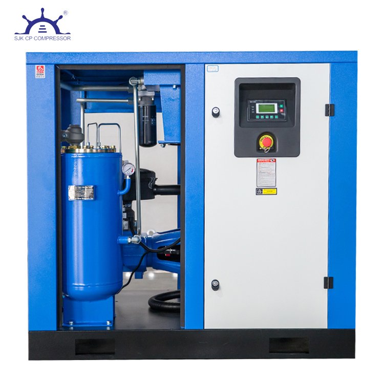 380V Industrial Single-Stage Compression Screw Air Compressor High Efficiency Low Noise Level Industry air Compressor