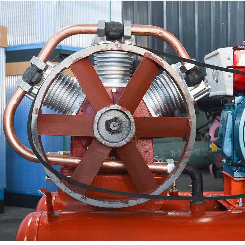 Low Noise Piston Rings Rotary Screw Air Compressor Mining 15KW 5bar Portable Industrial Diesel Air Compressor