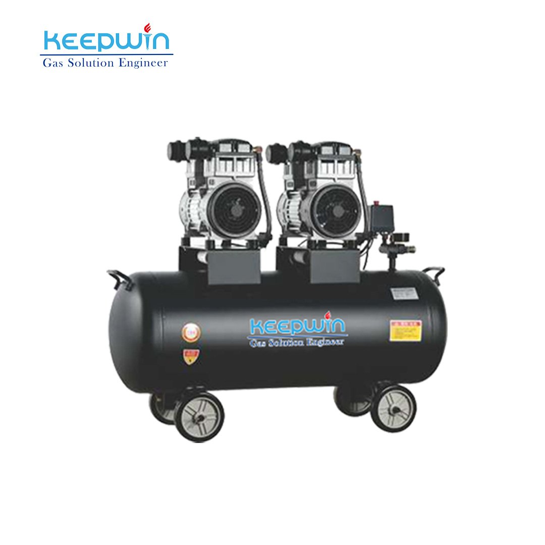 China Manufacture OEM Vendor 0.55kw~11KW 8bar 50L 100L Oil Free Silent Painting or Repairing Air Compressors