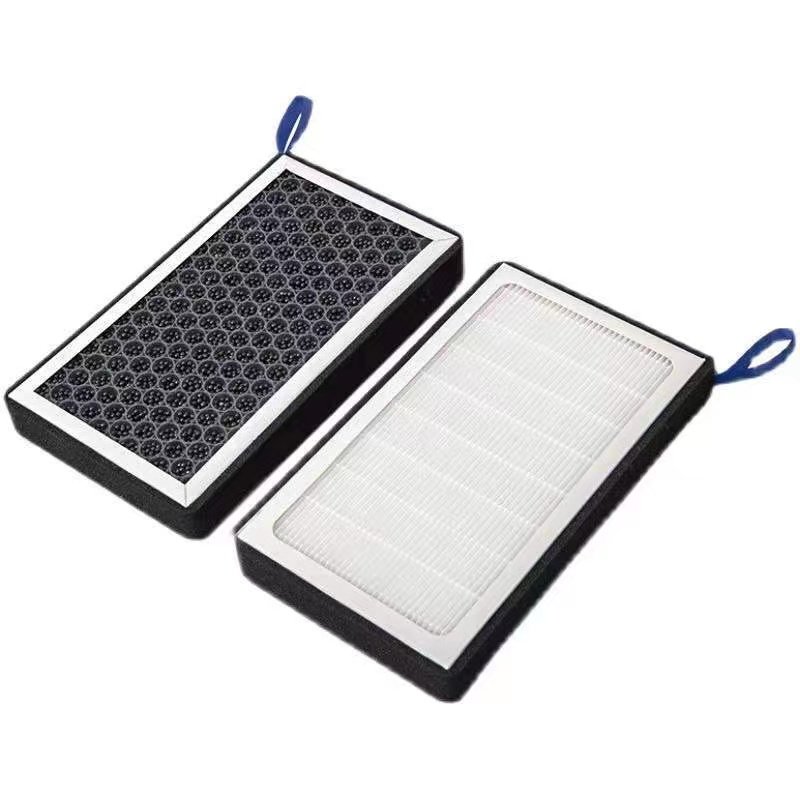 Suitable for Tesla Model3Y air Conditioning Filter Cotton Cn95 Odor Removal Purification HEPA Activated Carbon Filter