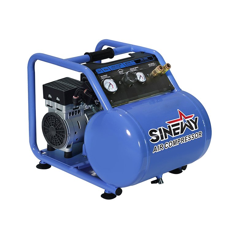 Sinewy Compresor De Aire Portatil 220V 1 Hp Electric Spray Painting Quiet Low Noise Oil-Free Air Compressor