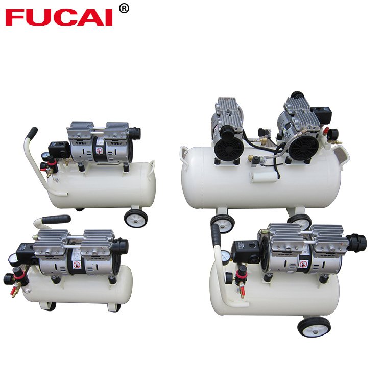FUCAI No Mute Oilless Heavy Duty Mini Oil Silent air Compressor 750w*3