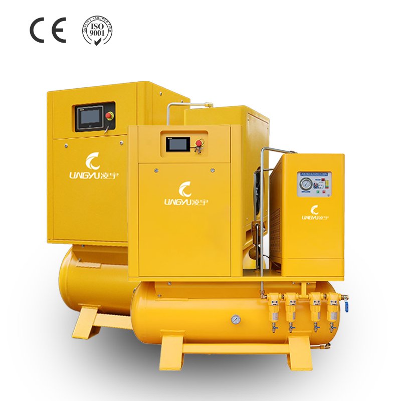 LINGYU 7.5kw Fixed Speed Air Compressor 10hp Electric Rotory Screw Air Compressor for Industry