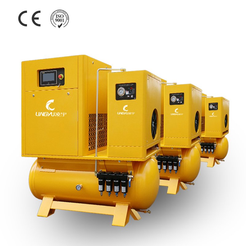 LINGYU 7.5kw Fixed Speed Air Compressor 10hp Electric Rotory Screw Air Compressor for Industry