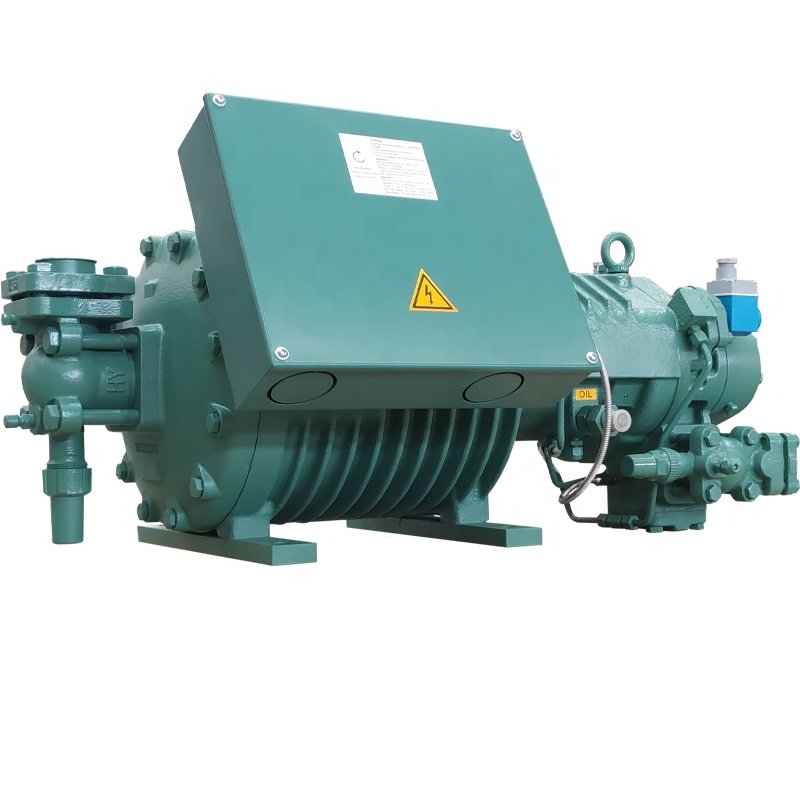 Refrigeration 40KW BITZER HSN6451-40 Energy Conservation Portable Semi-hermetic Screw Air Compressor Machine Refrigeration Unit