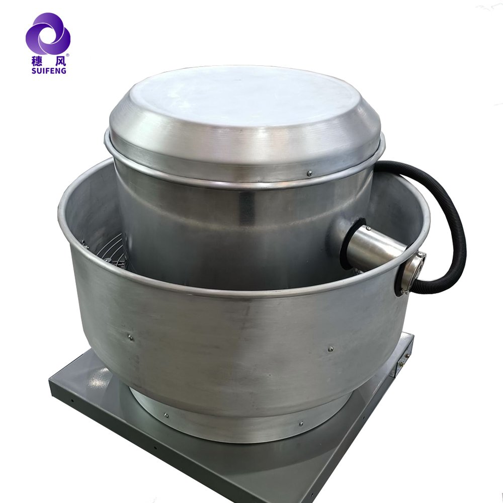SUIFENG Brand 1hp 2hp Upblast Roof Fan Commercial Blowers Restaurant Food Truck Exhaust Fan