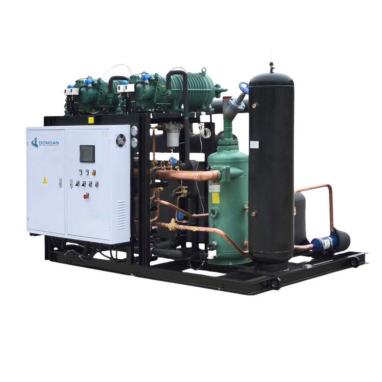 Low Failure Air Cooled 3HP Condenser Unit Semi Hermetic Refrigeration Condensing Unit for Cold Storage Chiller Room