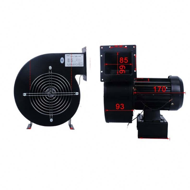 85w 130FLJ1 Made in China Small Blade Wheel 130 mm AC Centrifugal Blower Fan for air Purification Turbo Fan Blower