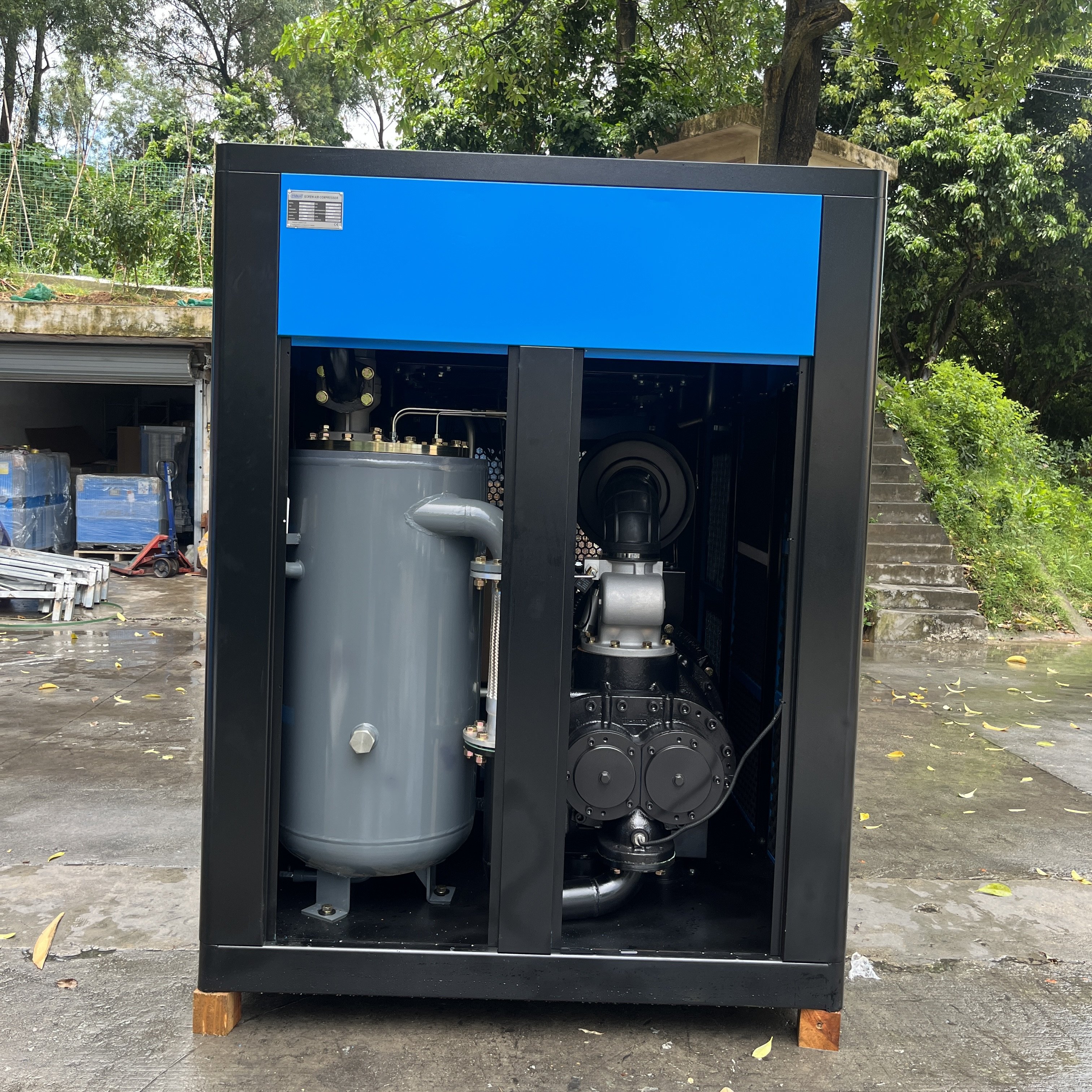 Airstone 45kw Factory Price Rotary Type Screw Air Compressor 60HP Air Compressor for Garments Industry