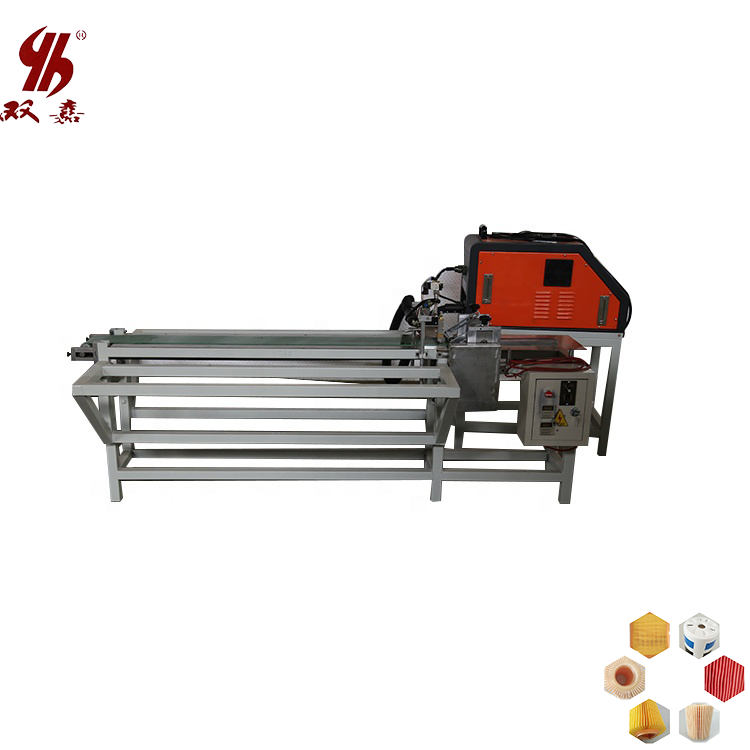 Full Automatic Cabin Filter Bonding Machine Production Line for Bonding the Glue Non-woven Pieces on Pleated Filter Paper