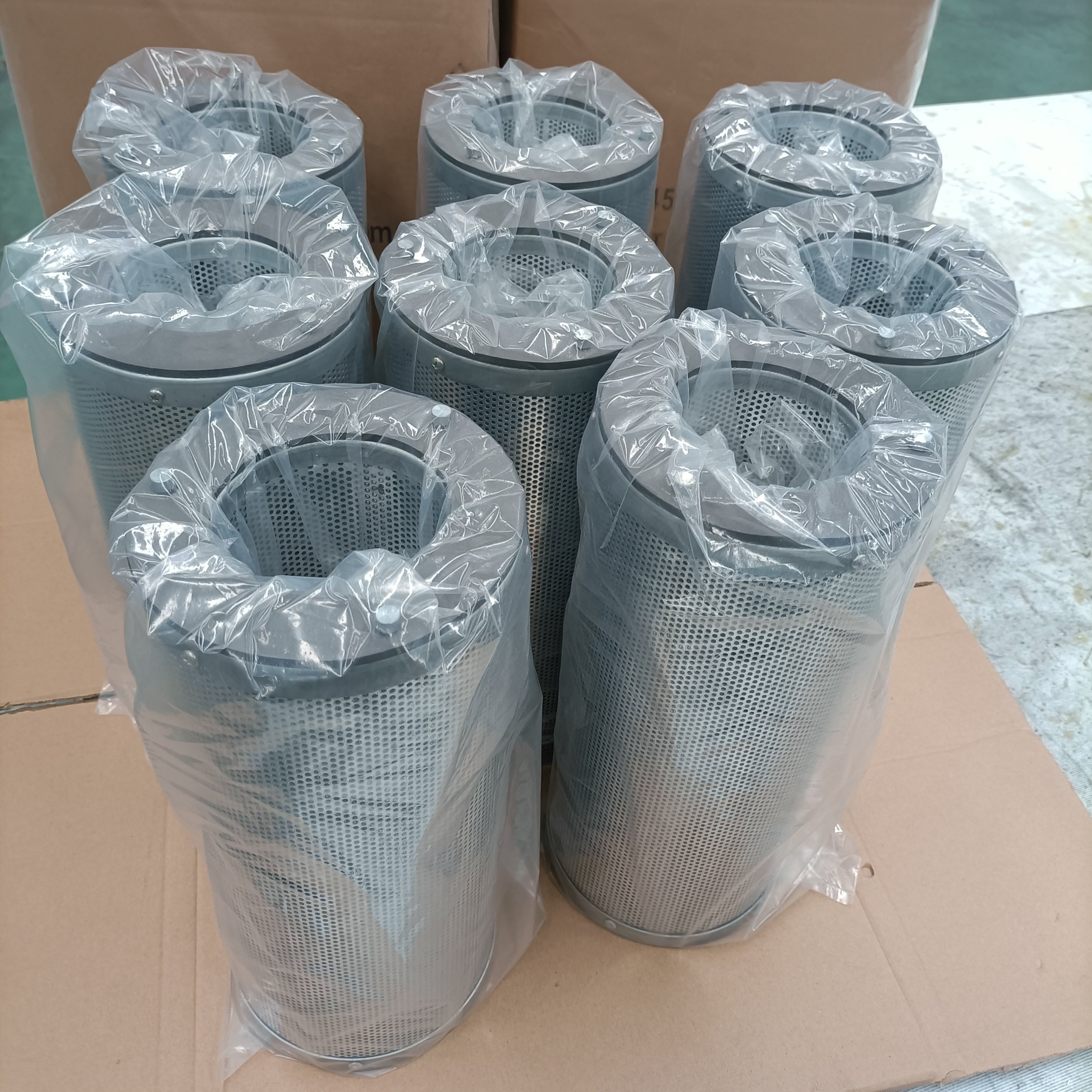 HVAC air Cleaning Unit Hepa Carbon Filter Cartridge 145mm X 600mm Cylinder for Frame 610mm X 610mm X 70mm
