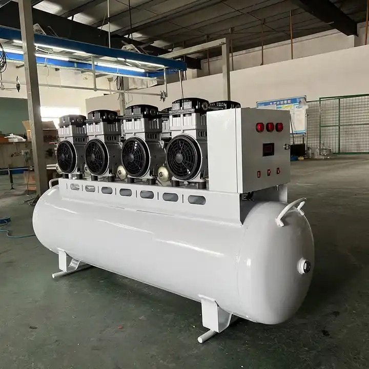 Heavy Duty Standing Industrial Mini Small Portable Oil-free Silent Air Compressor for Spray Painting