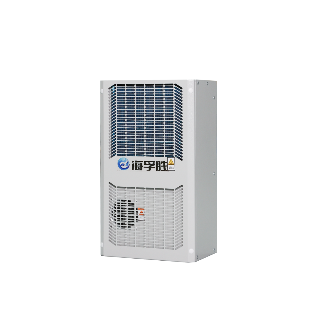 IP55 Door Mounted Telecom Cabinet air Conditioner Power Saving No-condensed Water Low Profile Thin Small Size Pc 300d