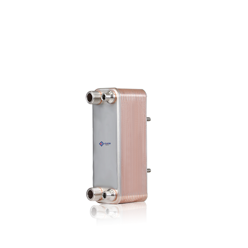 Condenser Evaporator Channel Size PHE BPHE Heat-exchanger Refrigerant R410a Stainless Copper Water Cooled Brazed Heat Exchanger