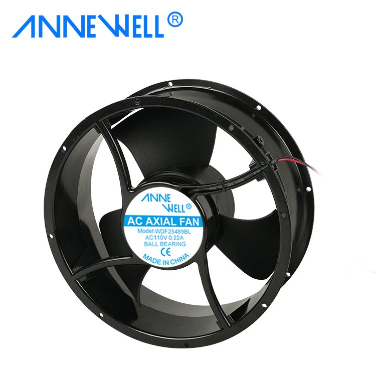 10inch Round Shape 254mm Large Airflow Axial Flow Fan AC 110V 254*89mm For Medical Device Silent Cabinet Exhaust Cooling Fan