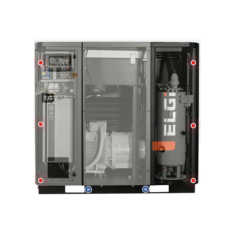 Multi Power Screw Type Air Compressor Versatile Application Compressor Air for Factory