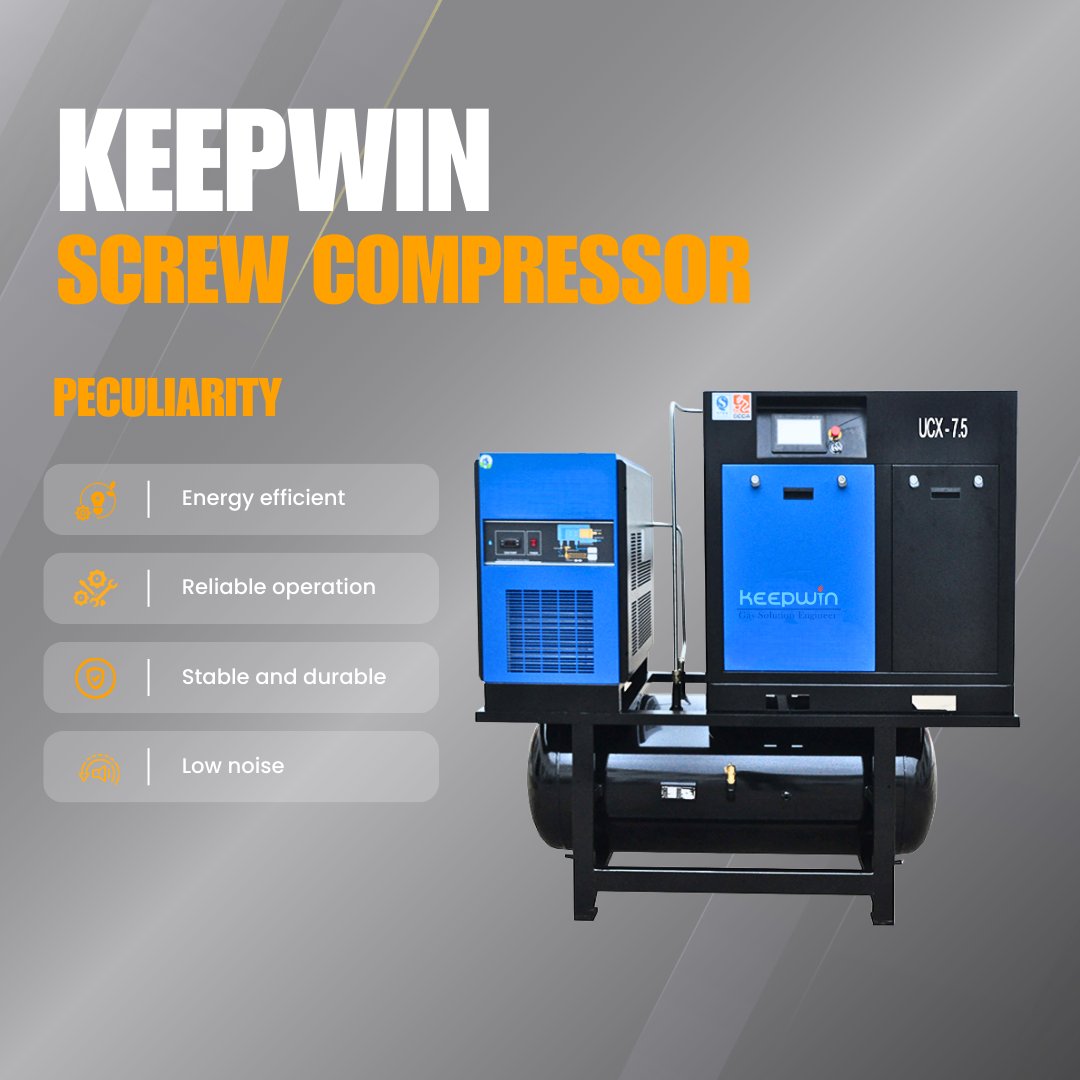 22 Years Factory Price Manufacture Hot Sale 7.5kw 11kw 15kw 18.5Kw 25Hp 8 10 13 16 Bar Screw Air Compressors for Laser Cutting