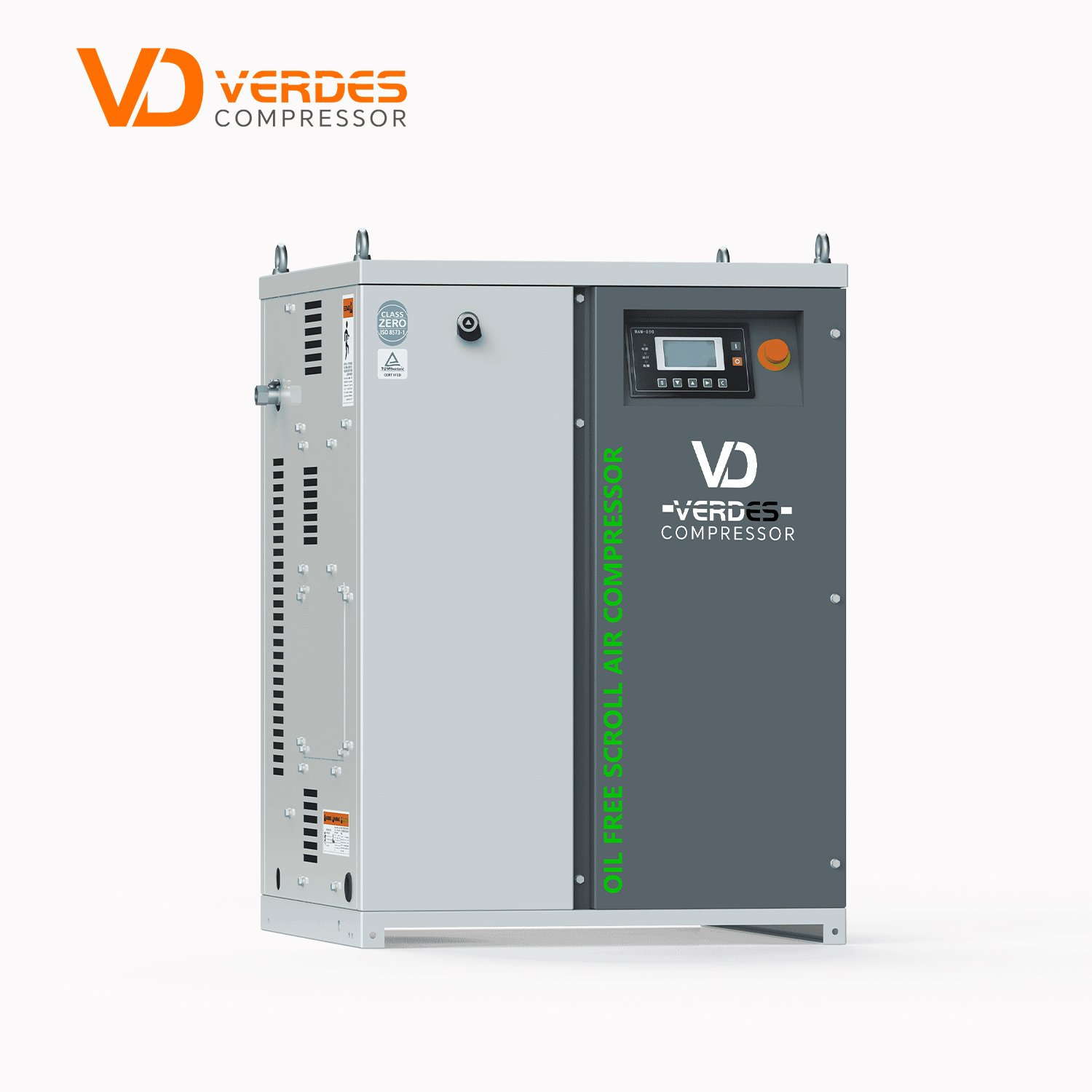 VERDES 7.5Kw 11Kw 12Bar 15Bar 16Bar 30Bar 20Hp 10Hp 4500Psi 500L Silent Oil Free Scroll Air Compressor