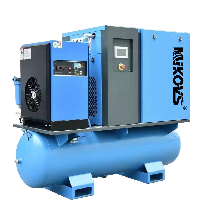 High Quality Laser Cutting Four in One Machine 22KW 16bar Screw air Compressor Integrated Machine with air Dryer and air tank