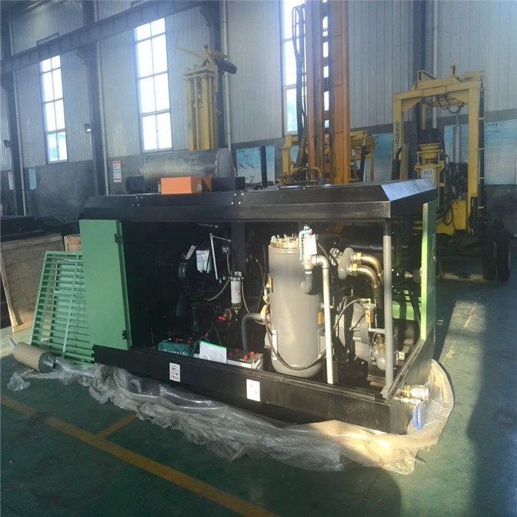 diesel air Compressor Mobile air Compressor for Drilling Well Portable air Screw Compressors for Drilling Rig