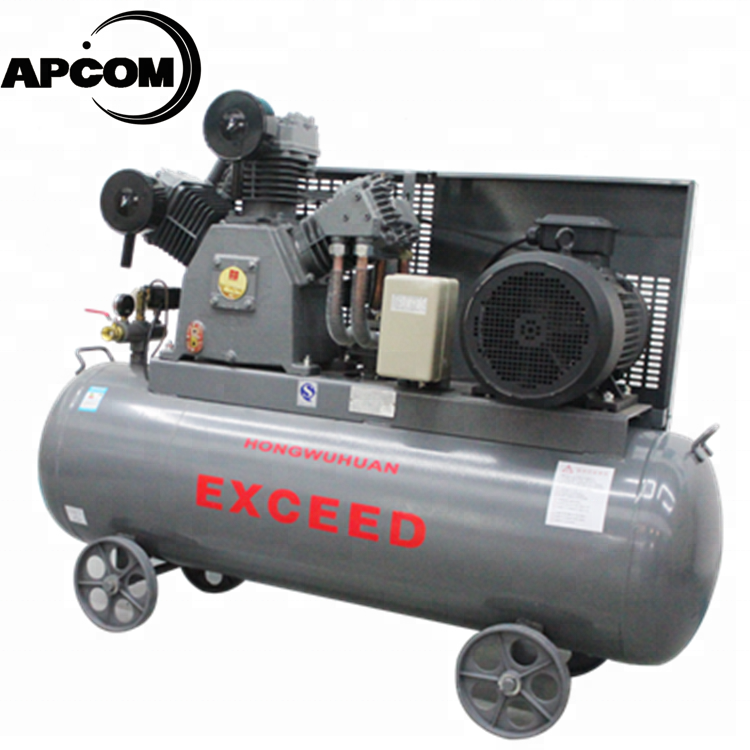 High Pressure APCOM 50 CFM 145 psi 1000L/min HW15012 40CFM 12bar with 500L tank 11kw 15hp Piston air Compressor