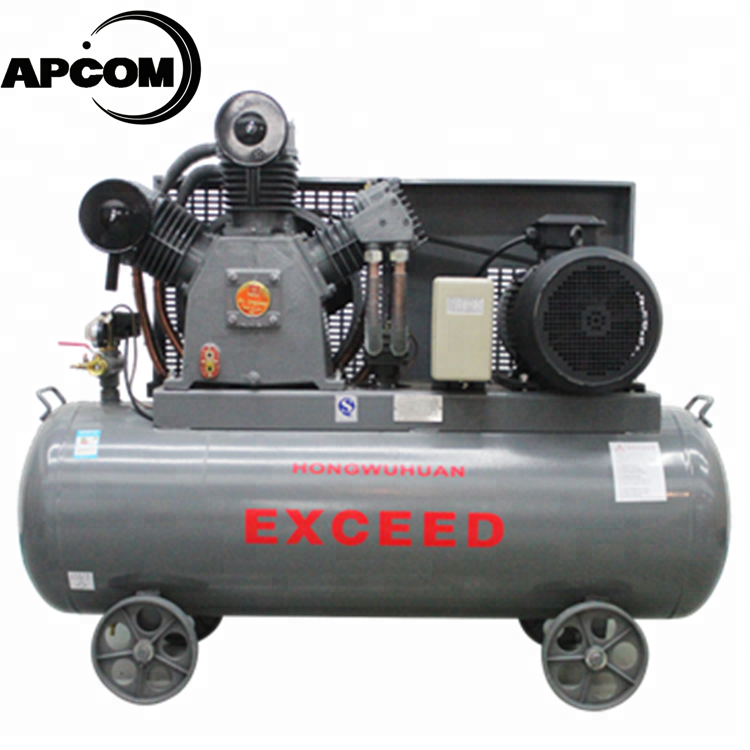 High Pressure APCOM 50 CFM 145 psi 1000L/min HW15012 40CFM 12bar with 500L tank 11kw 15hp Piston air Compressor