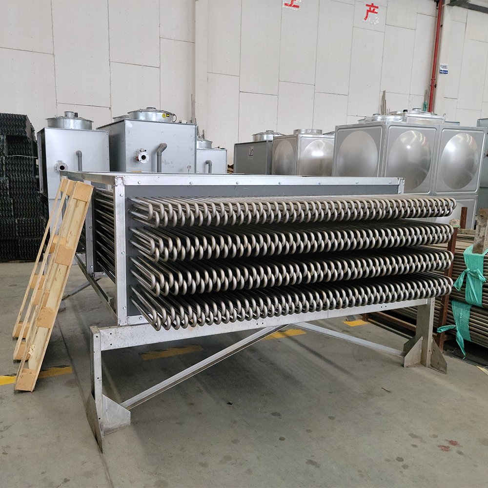 Light Tube Stainless Steel Condenser Coil for Cooling Tower Plate Heat Exchanger