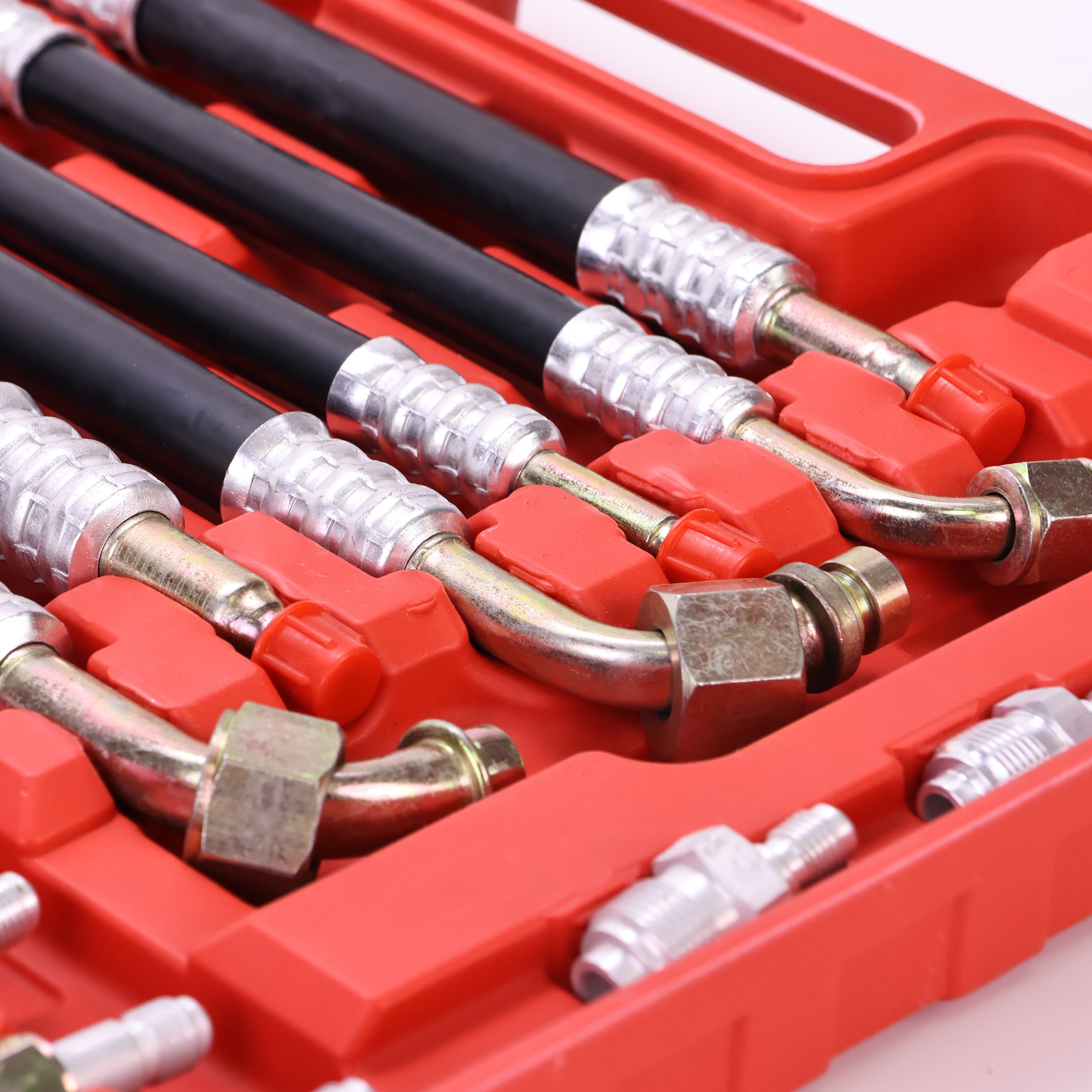 056 56Pcs Car Leak Detection Truck Excavator Auto Repair Tool Air Conditioner Leak Tester A/C Compressor Condenser