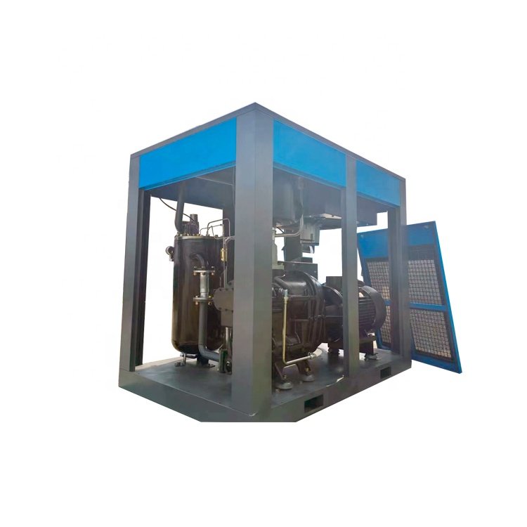 Popular 37KW 50HP Two Compression 2 Stage Screw Air Compressor for Metallurgical Industry