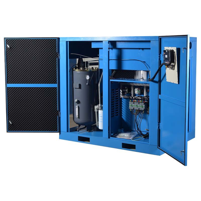 AC Power Electric Direct Driven 7-10Bar 30Kw Stationary Fixed Speed Screw Air Compressor High Quality