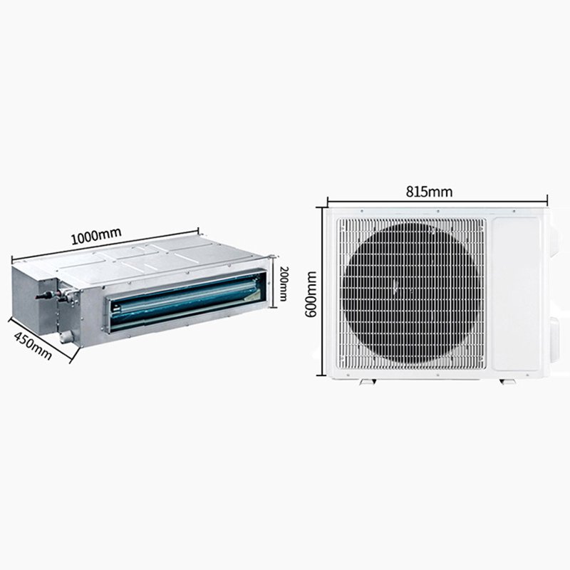 Factory 24,000 BTU Ducted Central Split Inverter Condenser Air Conditioner Heat Pump