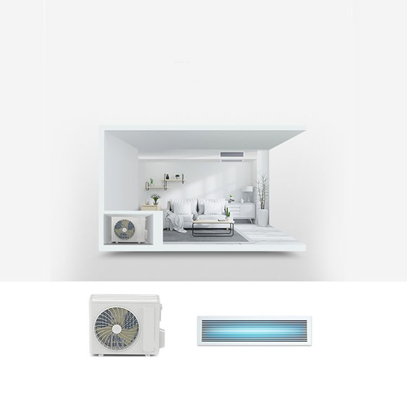 Factory 24,000 BTU Ducted Central Split Inverter Condenser Air Conditioner Heat Pump
