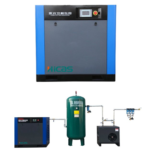 Hot Selling Two Stage Technologically Advanced Screw Type air Compressor diesel Machines Laser air Compressor