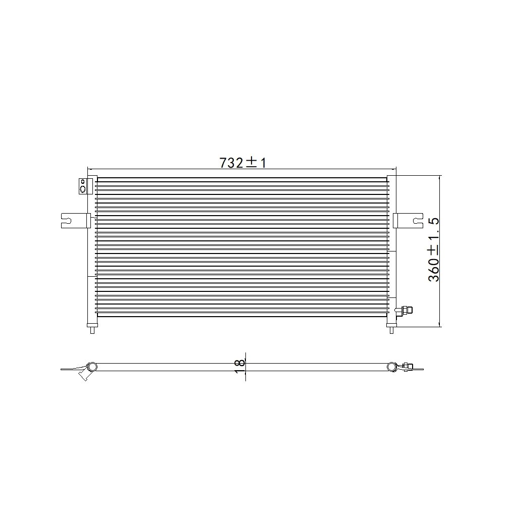 Aftermarket Car Auto Air Conditioning System Auto AC Condenser FOR NISSAN PALADIN FRONTIER OEM 92110 49A00B VJ200