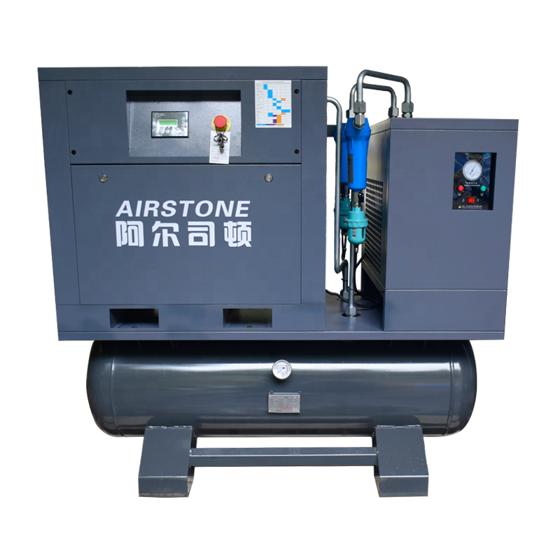 Customize 15Kw 20Hp 16Bar All in One Screw Air Compressor Combined With Tank Air Dryer for Laser Cutting Air Compressor