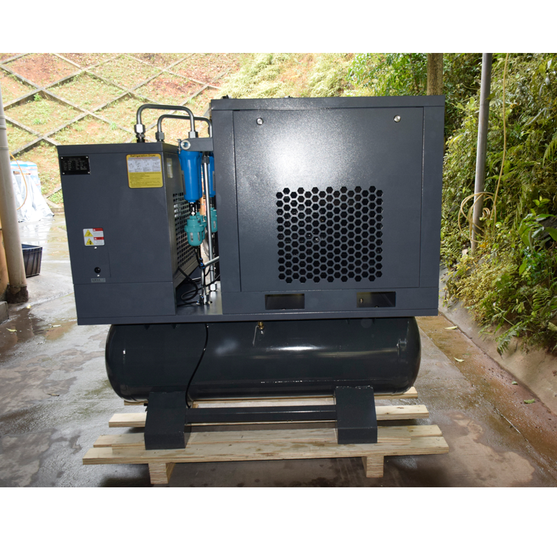Customize 15Kw 20Hp 16Bar All in One Screw Air Compressor Combined With Tank Air Dryer for Laser Cutting Air Compressor