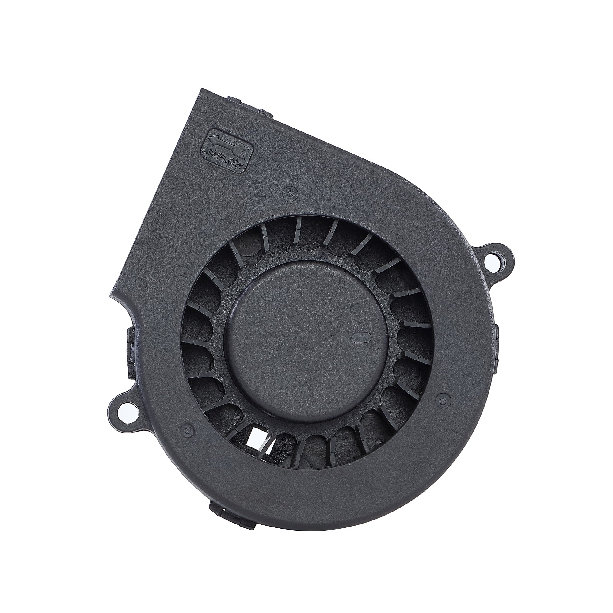 75mm 7515 DC 12v 24v Industrial Plastic Blades Mini Air Electric Fan Blower with High Speed Motor Cooling Blower Fan