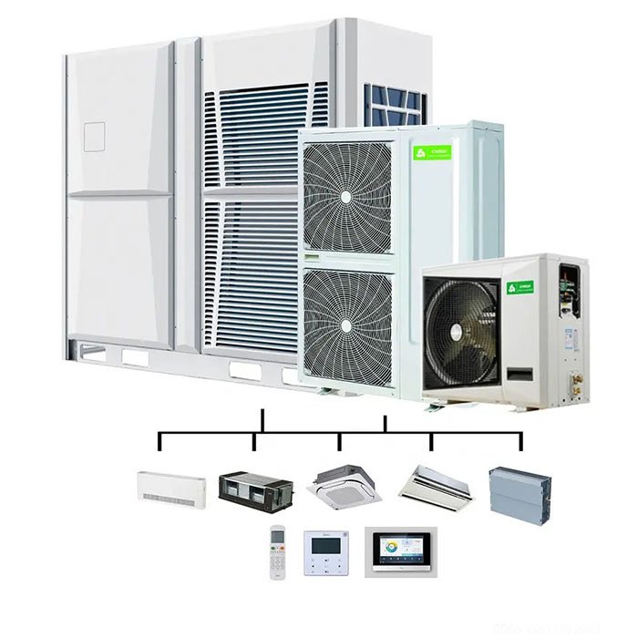 Central VRF AC Heating and Cooling Inverter VRF Commercial air Conditioner