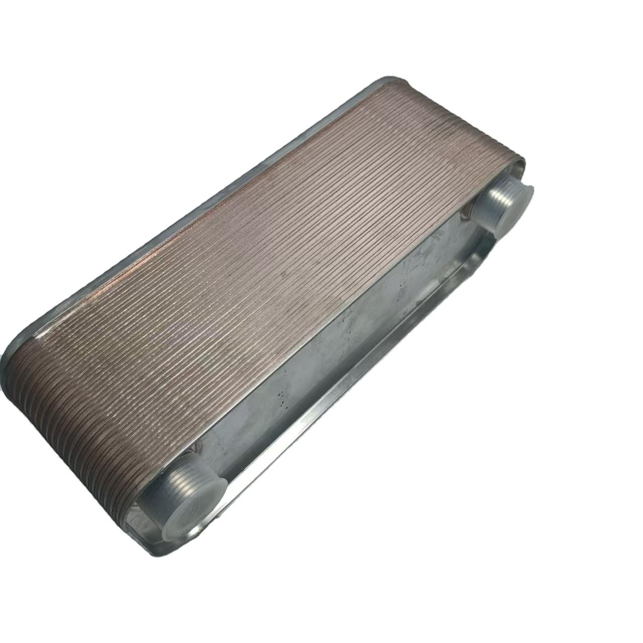 Brazed Copper Plate Cooler for Home & Hotel Use Air Conditioner Condenser Engine Core Manufactured Brazed Plate Heat Exchangers