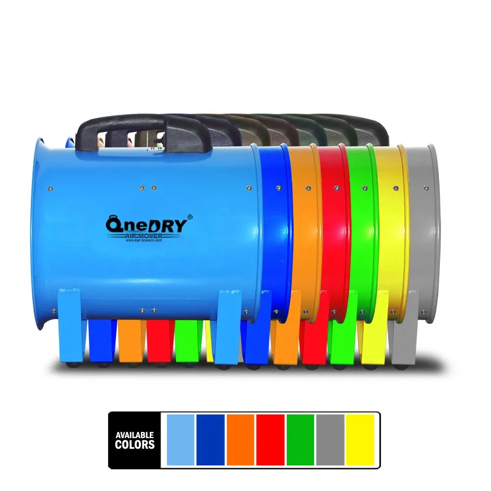 Onedry Utility Blower Fan 8 Inch 2800Rpm Ventilator Extractor Industrial High Velocity Portable Axial Flow Duct Ventilation