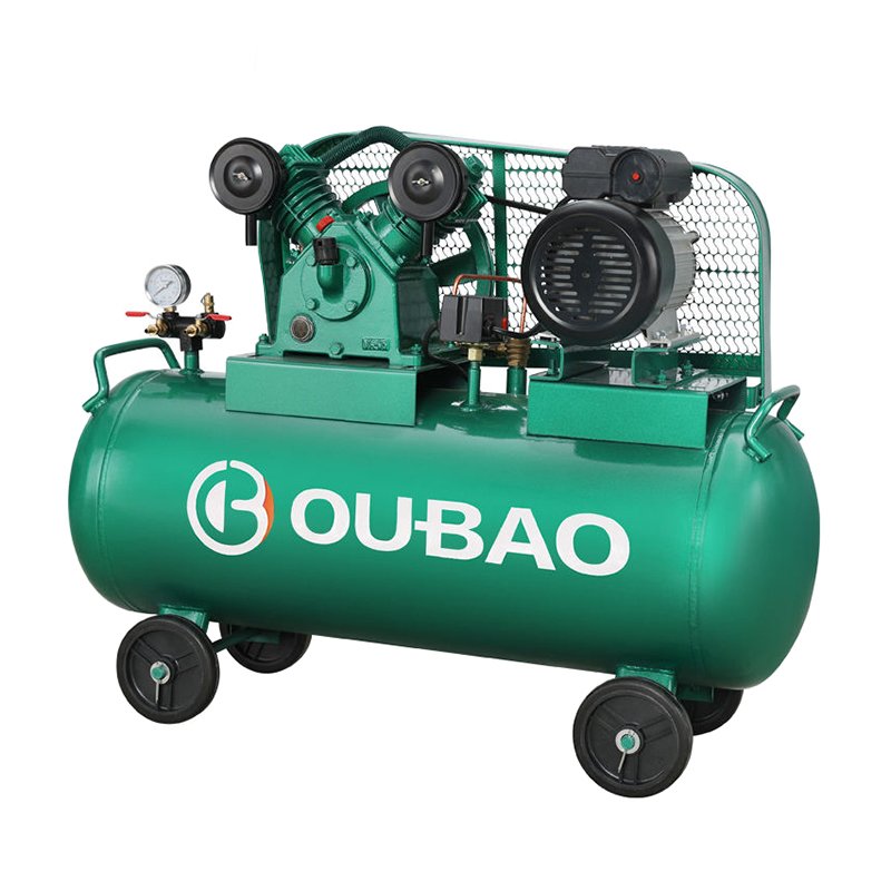 OUBAO Best Quality 2.2Kw 3Hp Industrial 100L Belt Driven Air Compressor on Sale