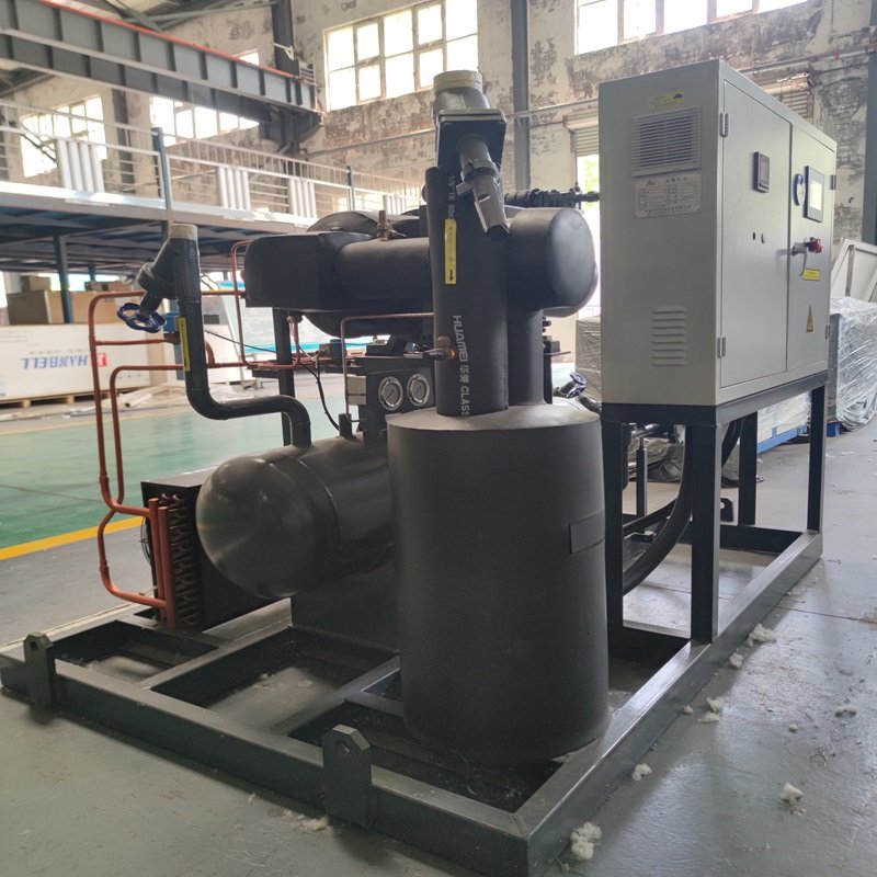 High Quality Commercial Semi-Closed Parallel Screw Refrigeration Condenser Unit Industrial Refrigeration Bitzer New Used