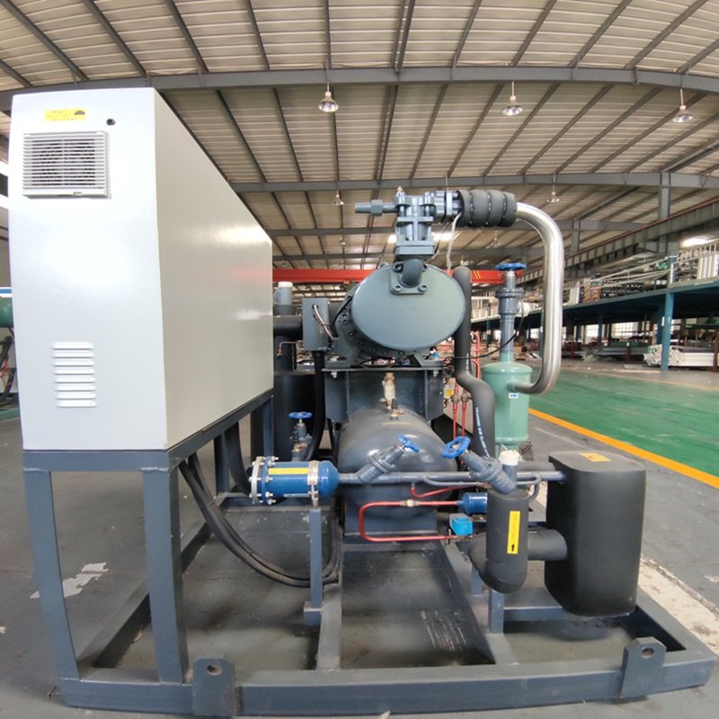High Quality Commercial Semi-Closed Parallel Screw Refrigeration Condenser Unit Industrial Refrigeration Bitzer New Used
