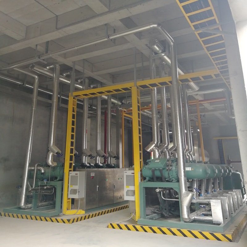 High Quality Commercial Semi-Closed Parallel Screw Refrigeration Condenser Unit Industrial Refrigeration Bitzer New Used