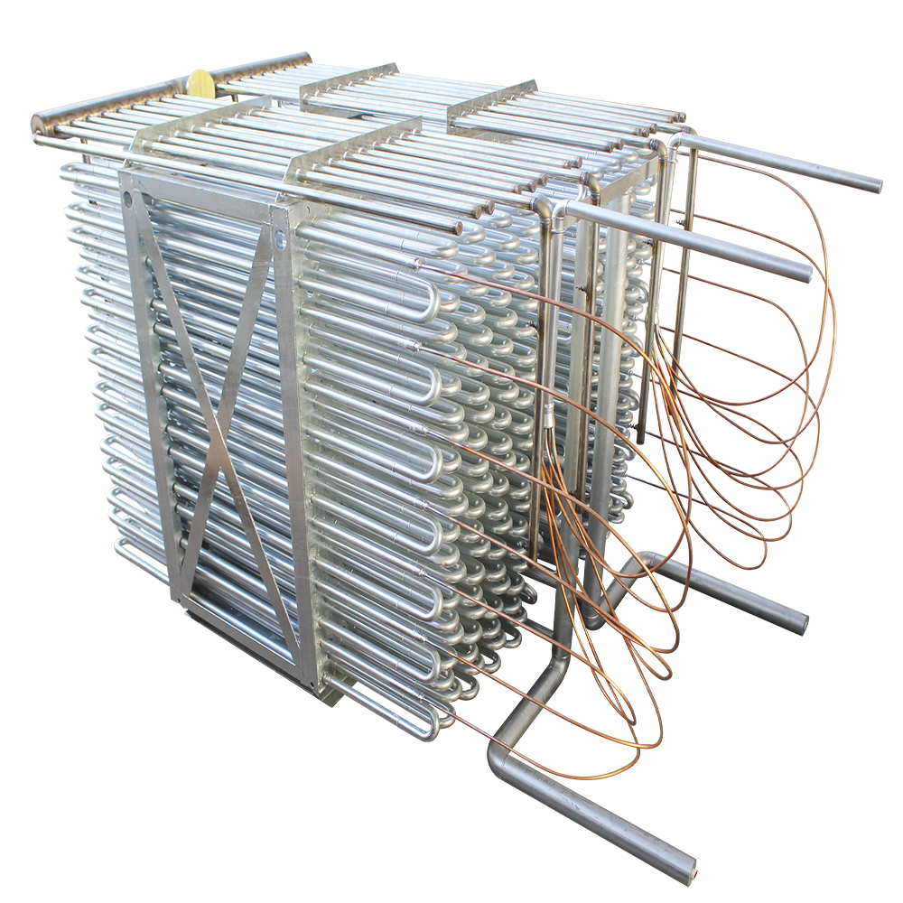 China Factory Custom Cooling System Heat Transfer Tubes Small Pure Coil Heaters Condensers Ss304 Galvanized Heat Exchangers