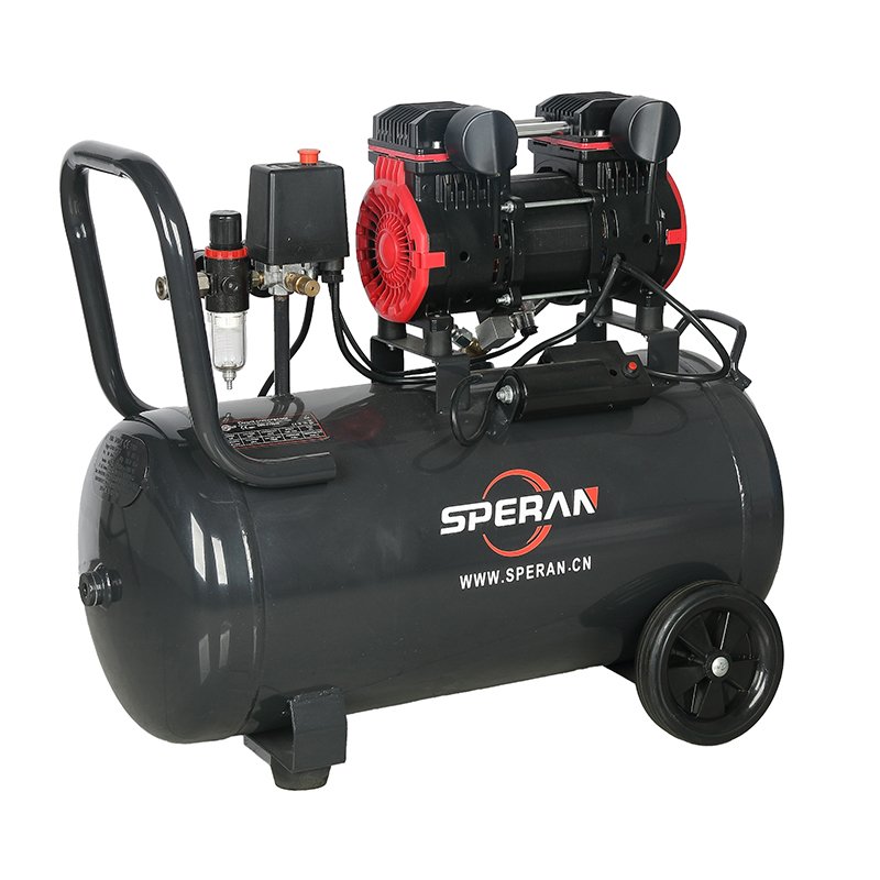 SPERAN Compresores De Aire Taizhou Electric Compressors 50L Paint Silent Oilfree Air Compressor for Painting