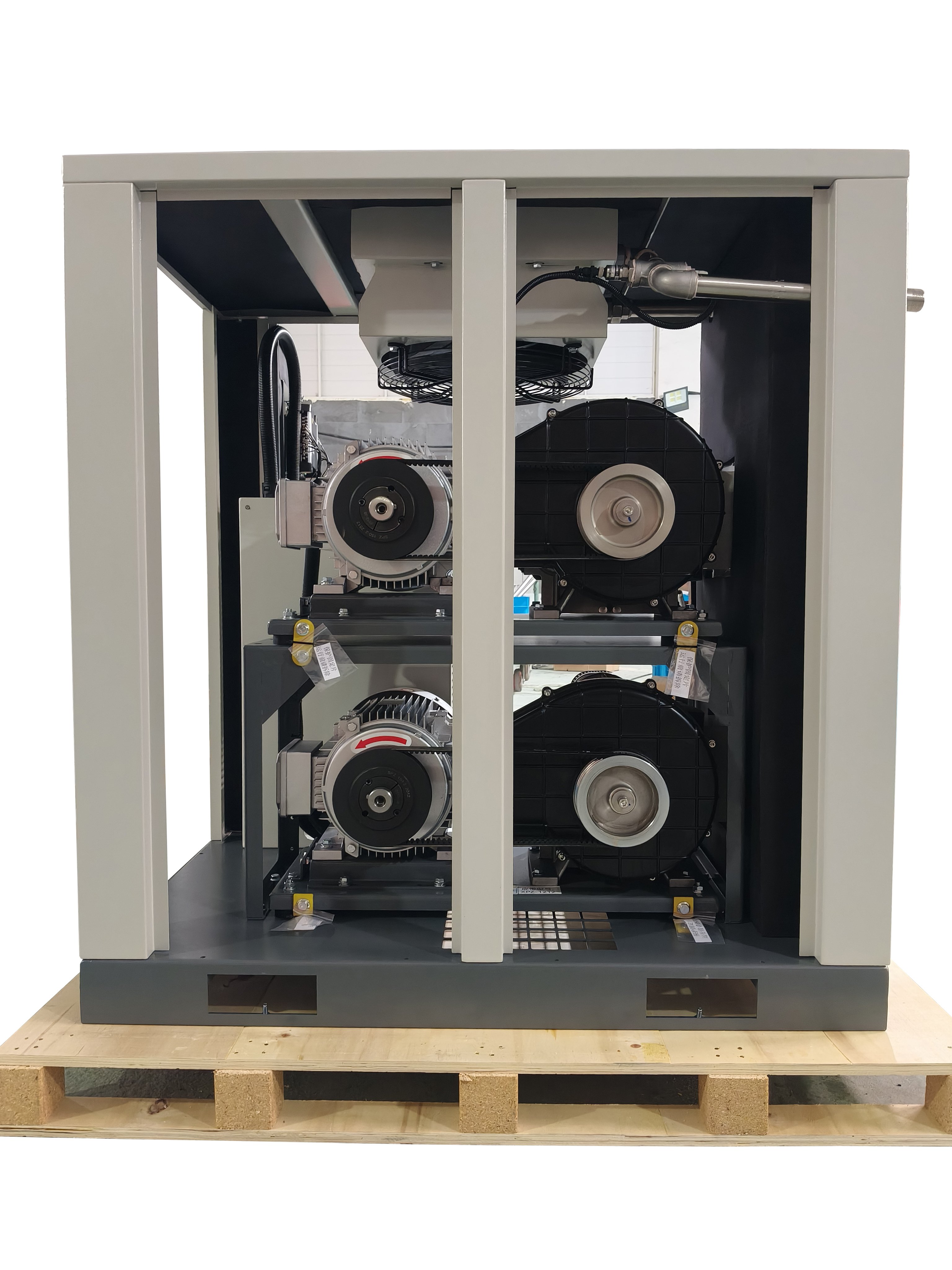 11KW 15HP 8 bar 10bar Factory supply air compressor Oil Free Scroll Air Compressor Medical Silent for Hospital