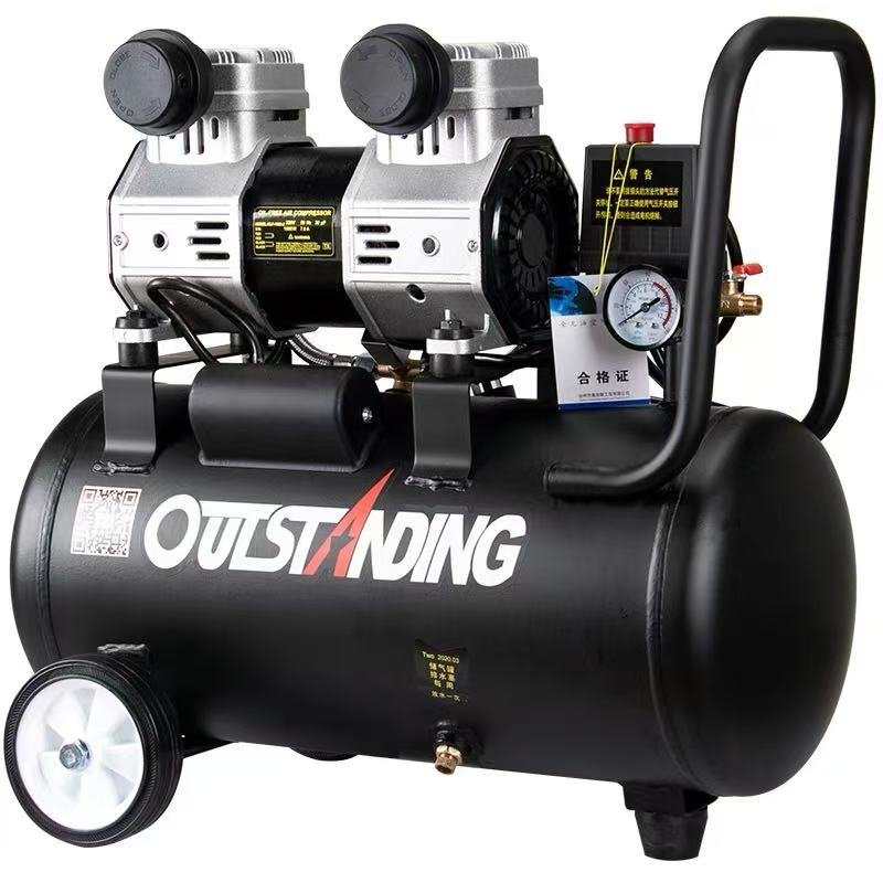 220V Oil-Free Silent 2-Stage High-Pressure and Speed Air Compressor (1100W-4400W) for Car Cleaning Painting and Woodworking